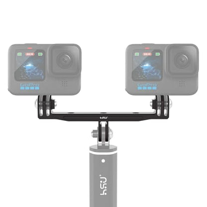 HSU Aluminum Dual Twin Mount Adapter (Extension) for GoPro - color: Extension
