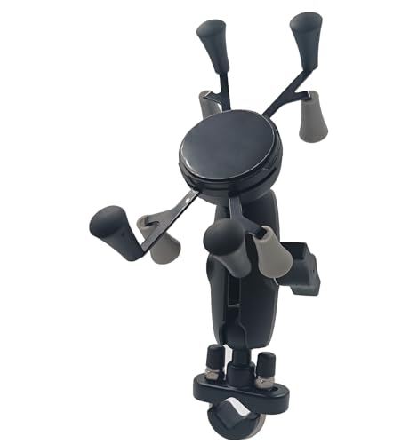 Strg Motorcycle Phone Mount with Aluminum Alloy Arm and U-Bolt Base - size: U-bolt Base