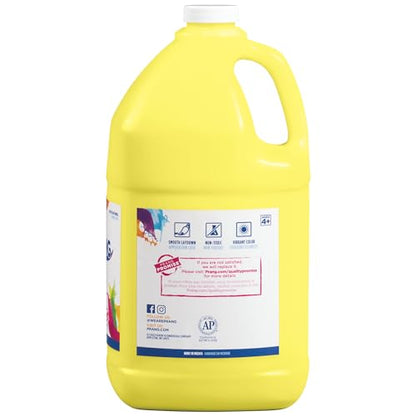 Prang Ready-to-Use Tempera Paint, Yellow, 1 Gal., 1 Count - color: Yellow, size: 1 Count (Pack of 1)