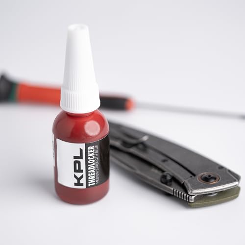 KNIFE PIVOT LUBE – Premium Knife & Gun Threadlocker - Medium-Strength Blue – Oil-Tolerant, Fast Curing – 10ml Precision Screw and Part Retaining Formula