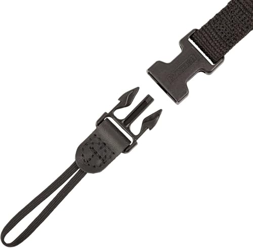 OP/TECH USA Super Classic Camera Strap – Padded Neoprene Neck Strap with Comfort-Stretch & Quick Disconnects | DSLR/SLR/Mirrorless Compatible – Black