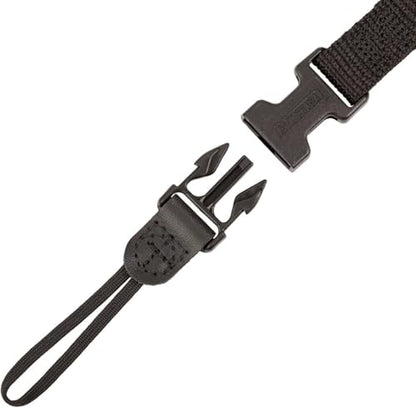 OP/TECH USA Super Classic Camera Strap – Padded Neoprene Neck Strap with Comfort-Stretch & Quick Disconnects | DSLR/SLR/Mirrorless Compatible – Black