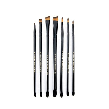 Royal & Langnickel Majestic Filbert and Angular Artist Brush Set, 7-piece - size: pillows 193