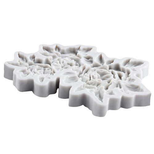 Peony Flower Polymer Clay Molds Peony Flower Leaf Silicone Mold - color: Style I
