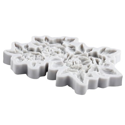 Peony Flower Polymer Clay Molds Peony Flower Leaf Silicone Mold - color: Style I