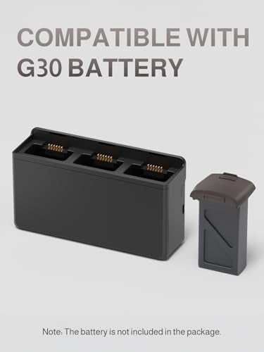 UranHub G30 Drone 3-in-1 Charging Dock, Compatible with UranHub G30 Drones, Black Brown