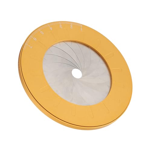 Ejoyous Circle Drawing Maker, Adjustable Stainless Steel Metal Round Circle Template Drafting Drawing Ruler Measuring Tool for Circles, Professional Geometric Drafting Tool with Scale