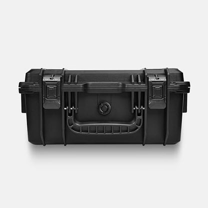 15" Large Heavy-Duty Waterproof Hard Case with Customizable Foam - color: Black-DIY