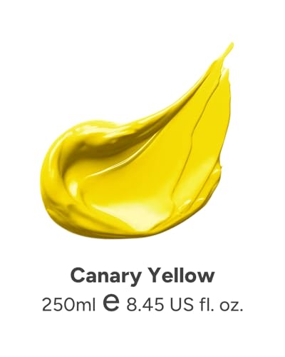 JusArt Acrylic Paint Canary Yellow Tubes 250ml (8.45 oz) - color: Yellow