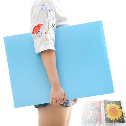Diamond Art Portfolio Book 22"×16" (55cm×40cm), 30sleeves, A2, Blue - color: Blue