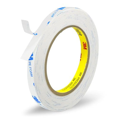 3M Double Sided Tape 0.39"×16.5ft, Heavy Duty Mounting Tape - size: 0.39in×16.5ft