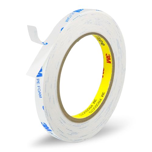 3M Double Sided Tape 0.39"×16.5ft, Heavy Duty Mounting Tape - size: 0.39in×16.5ft