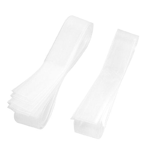 uxcell Flat Width 41mm rate 2:1 Dia 25mm Clear Polyolefin Heat Shrinkable Tube 1M 3.3Ft