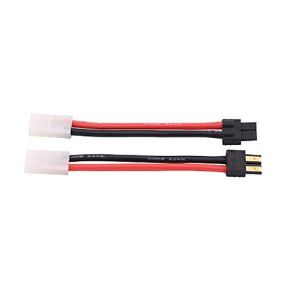 3pcs compatible with Big Tamiya Female Adapter Wire 12awg 4in for RC Lipo Battery ESC(C67-3)