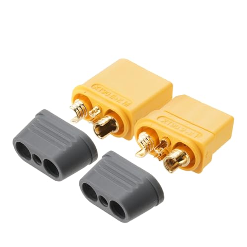 ELFCULB 5 Pairs Amass XT90H 2+2 Connectors for Robotics and RC Models - size: XT90H(2+2)
