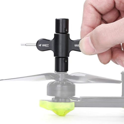 CNC Aluminum Quick Release Socket Wrench Multi-Purpose Prop Tool for FPV Drone RC Plane Airplane DIY Toys