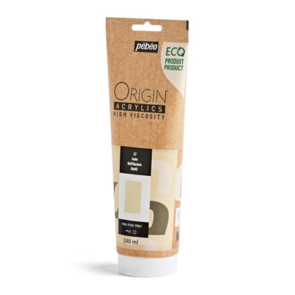 PEBEO Origin 240ml (8.11 fl oz) Acrylic Paint, Buff Titanium - color: Buff Titanium