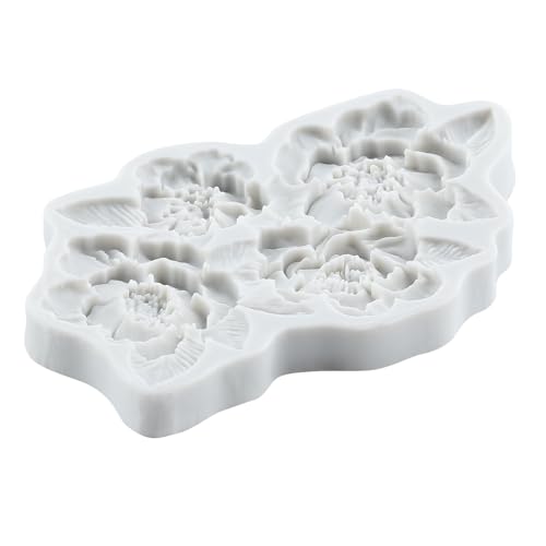 Flower Polymer Clay Molds Flower and Leaf Silicone Mold - color: Style J