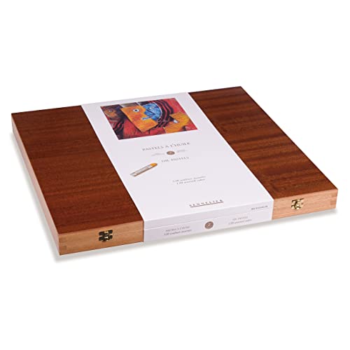 SENNELIER Oil French Pastel for Professional Artists, Wooden Box Set of 120