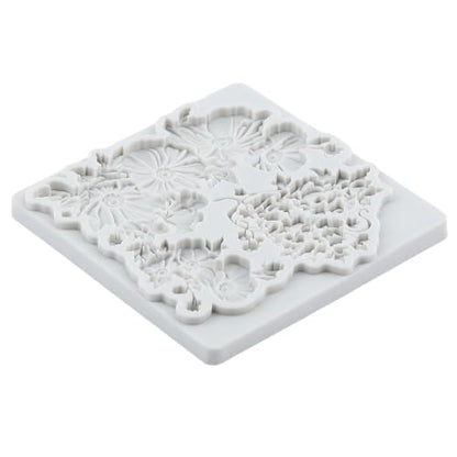 Flower Polymer Clay Molds Daisy Flower Heart Silicone Mold - color: Style K