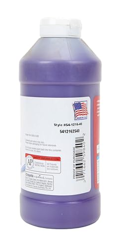 Crayola Premier Tempera Paint For Kids - Violet (16oz), Kids Classroom Supplies, Great For Arts & Crafts, Non Toxic, Easy Squeeze Bottle - color: Violet