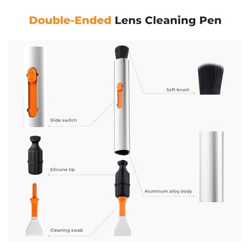 K&F CONCEPT Professional Lens Cleaning Pen for Bluetooth Earphones,Glasses