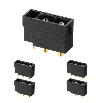 ELFCULB 5PCS Amass XT30(2+2) PB Male Connectors for RC Drones and Robotics - color: 5pcs XT30(2+2)PB Male