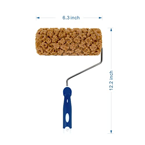 Hanroy 7" Sea Sponge Roller for Texture, Faux Finish Walls - color: M90ft