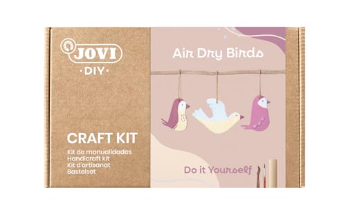 Jovi - DIY Air Dry Kit - Birds Gift Pottery Kit for Adults - color: Birds