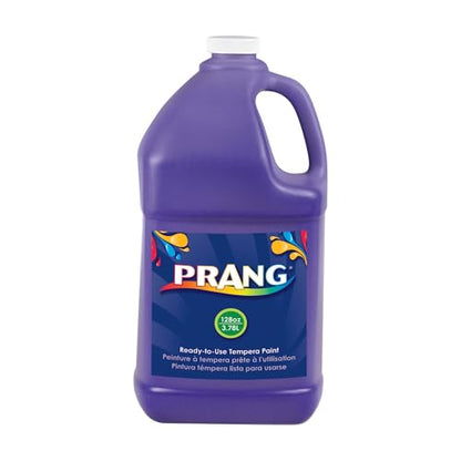 Prang Ready-to-Use Tempera Paint, Violet, 1 Gal., 1 Count - color: Violet, size: 1 Count (Pack of 1)