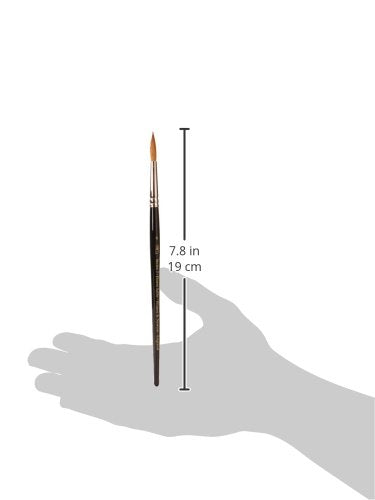 Winsor & Newton Series 7 Kolinsky Sable Brush, Round SH #6 - size: #6, style: Round