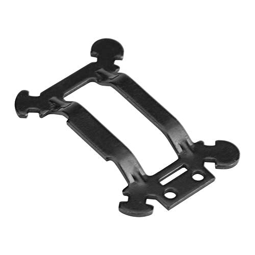 FOSA Gimbal Damping Board, Lightweight Metal Camera Shock Bracket Hanging Plate with Matched Screws for Pro Drone Replacement Accessories Black 4x2.7cm