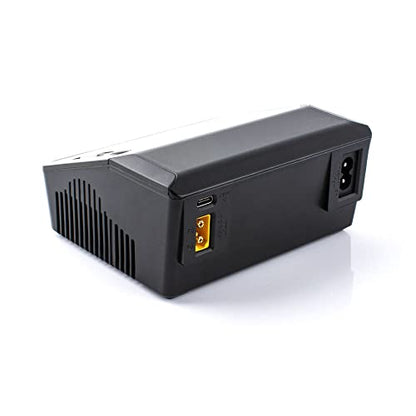 ToolkitRC M6DAC AC 200W DC 700W 15A*2 USB-C 65W QC3.0 Dual Channel Smart Lipo Battery Charger Discharger for 1-6S Lipo LiHV Lipo Battery