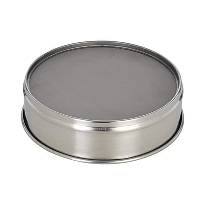 LABALPHA 325 Mesh Lab Sieves, #325 Mesh Test Sieve, 8'' Diameter, 304 Stainless Steel Wire Cloth (0.045mm) - size: 325 mesh (0.045mm)