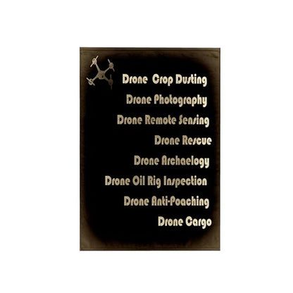 3dRose Antique Drone with DIY Accelerometer Gyroscope 15x22 Hand Towel - size: 15x22 Hand Towel