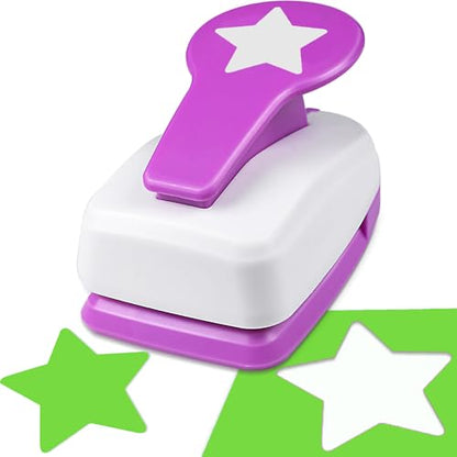 Star Hole Punch, 2 inch Star Punches for Paper Craft, Card Making Scrapbook - style: Star
