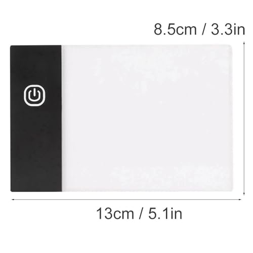 Anu Limen A6 LED Light Board Adjustable Brightness Tracing Light Pad for Art Craft, Sketching & Calligraphy, Portable USB Powered Design