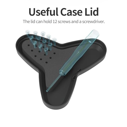 Avata 2 Propellers With Storage Case, Replacement Drone Prop Blades Low Noise Wings for DJI Avata 2 Drone Accessories (Black Set) - color: Black Set