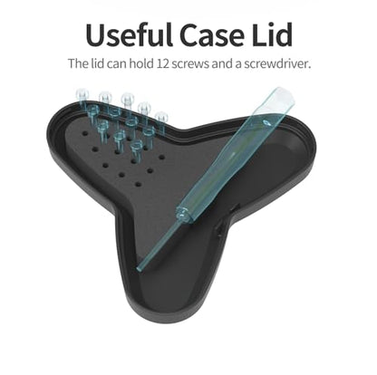 Avata 2 Propellers With Storage Case, Replacement Drone Prop Blades Low Noise Wings for DJI Avata 2 Drone Accessories (Black Set) - color: Black Set