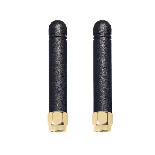 Mini Dual Band WiFi 2.4GHz 5GHz 5.8GHz SMA MIMO Antenna (2-Pack)