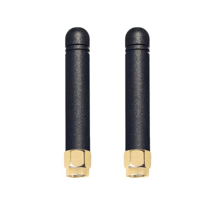 Mini Dual Band WiFi 2.4GHz 5GHz 5.8GHz SMA MIMO Antenna (2-Pack)