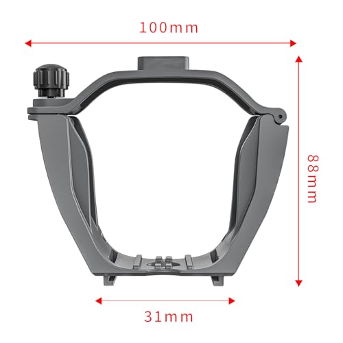 Camera Adapter Mount for DJI Air 3 Drone Carry Bracket Top Extension Camera Adapter Bracket Mount 1/4 Screw Compatible for Insta360 Action Camera/LED Flight Light