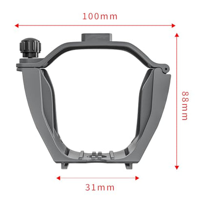 Camera Adapter Mount for DJI Air 3 Drone Carry Bracket Top Extension Camera Adapter Bracket Mount 1/4 Screw Compatible for Insta360 Action Camera/LED Flight Light