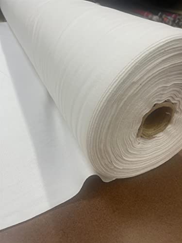 Sedona Designz 60" Wide Cotton Duck Canvas Fabric - 7oz Durable 100% Cotton (White, 5 Yards) - color: White, size: 5 Yards