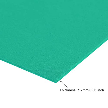 uxcell Dark Green EVA Foam Sheets 11 x 8 inch 1.7mm Thickness for Crafts DIY Projects, 12 Pcs - color: Dark Green
