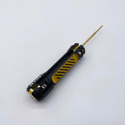 XFLY MODEL 4 in 1 Hex & Phillips Screwdriver Multifunctional Repairing Tool 1.5mm/2.0mm/2.5mm Hexheads RC Tool Kit (Black) - color: Black