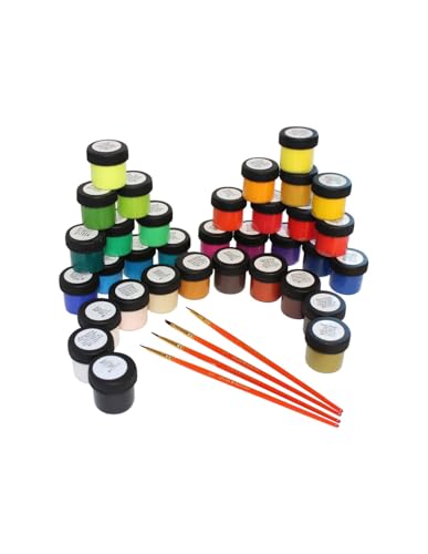 Daler Rowney Simply Acrylic Paint 40 Piece Set in Metal Case - style: 40 Pack