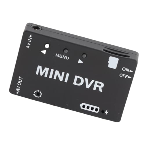 Mini FPV DVR Module, Aluminum Alloy Body, Video Recorder, Battery, NTSC PAL Support, 32GB Memory Card, AV Output, Menu Language Options, for FPV Drone, RC Model Racing Car