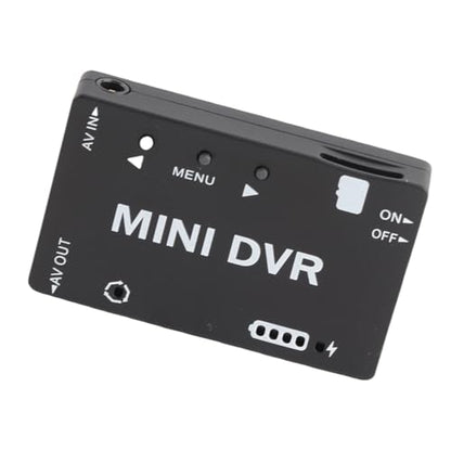 Mini FPV DVR Module, Aluminum Alloy Body, Video Recorder, Battery, NTSC PAL Support, 32GB Memory Card, AV Output, Menu Language Options, for FPV Drone, RC Model Racing Car