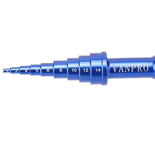 Vanpro Skateboard Bearing RC Ball Bearing Tool, Blue, Aluminum - color: Blue